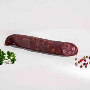 Saucisse de cheval au poivre 140 gr la pièce